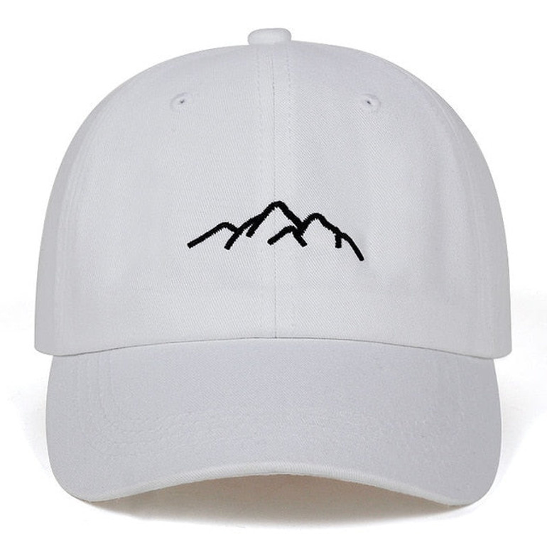 Mountain Range Dope Embroidered Dad Hat Cap Unisex