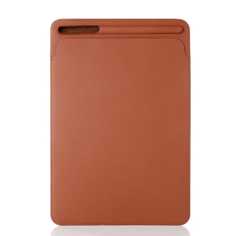 leather Sleeve Case for iPad Pro 12.9 2017 with Pencil Slot