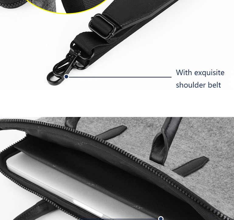 Fashionable Laptop Shoulder Bag Case for 11/12/13/14/15 inch Macbook Air