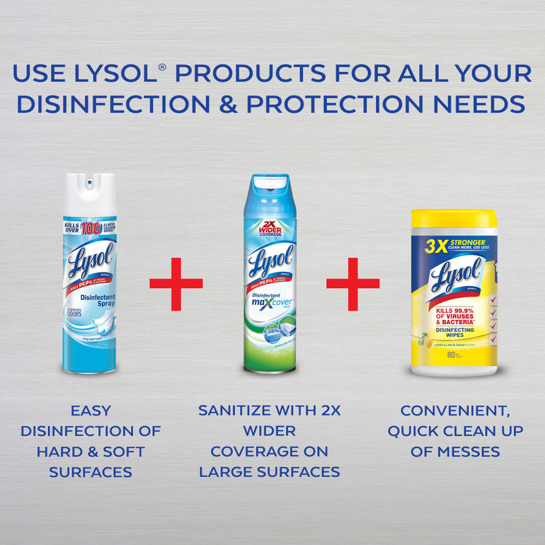 Lysol Disinfecting Wipes, Lemon & Lime Blossom, 35ct