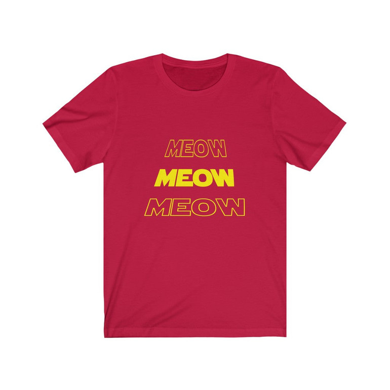 Meow Cat T-Shirt, Save Animals Shirt