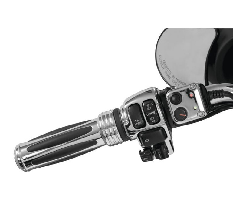 Show Chrome Comfort Heated Grips for V-Twin