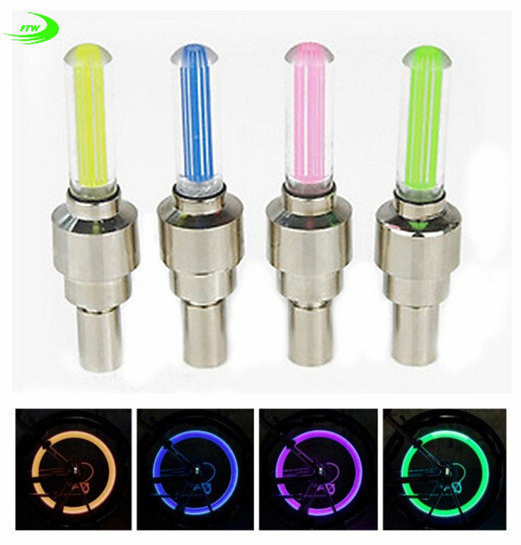 bike light with no battery mountain road bike  bicycle lights LEDS Tyre Tire Valve Caps Wheel spokes LED Light BL0157