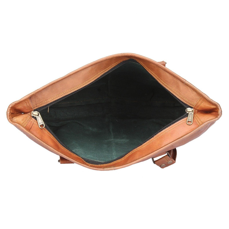 Brown  Leather Women's Tote Bag