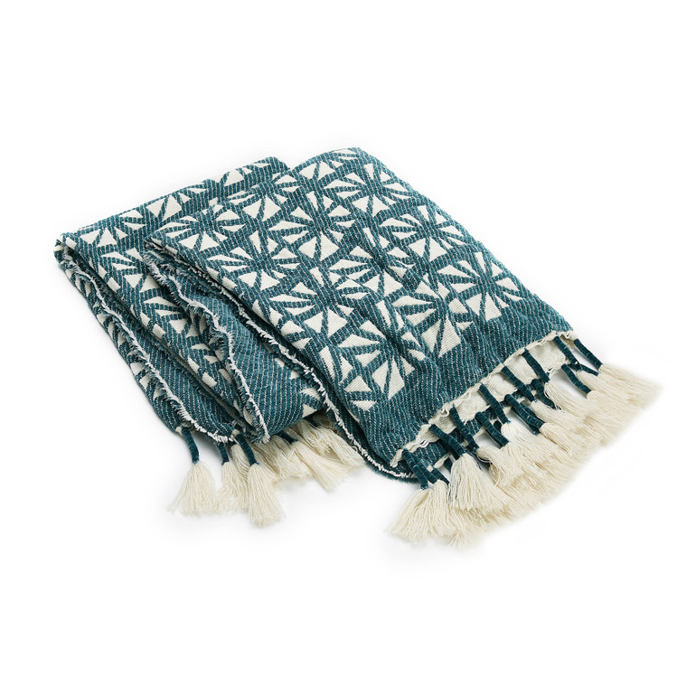 Planetarium Throw Blanket / Mud Cloth Style African Bohemian Throw