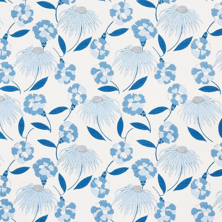 Schumacher Fabric by the yard / 54" wide Fabric / Light Yellow fabric by the yard / Home Decor Fabric / Pink Schumacher Fabric