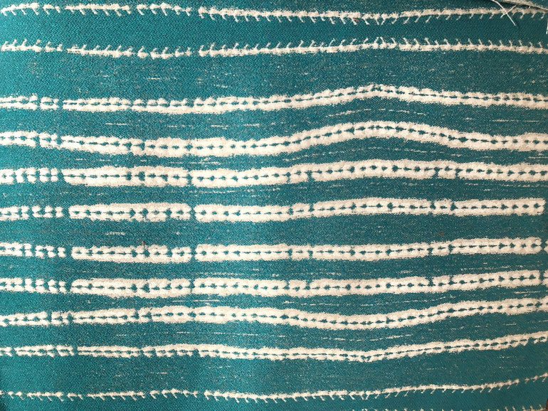 Mudcloth Style Performance Fabric / Indigo Upholstery Fabric by the Yard / Home Decor Fabric / Mudcloth Upholstery