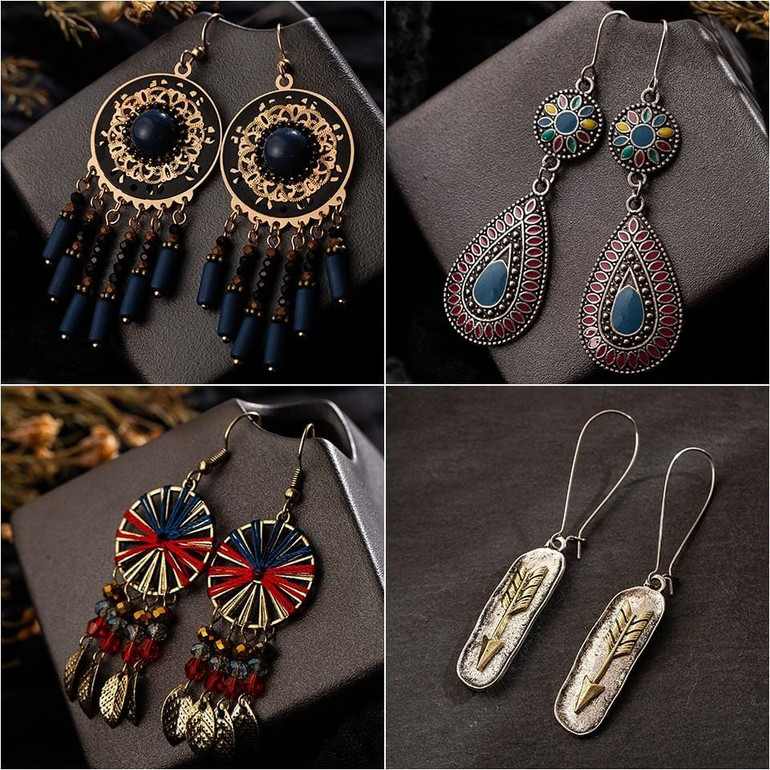 Vintage Dangle Drop Earrings