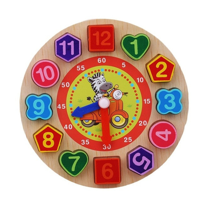 Montessori Educational Wooden Clock