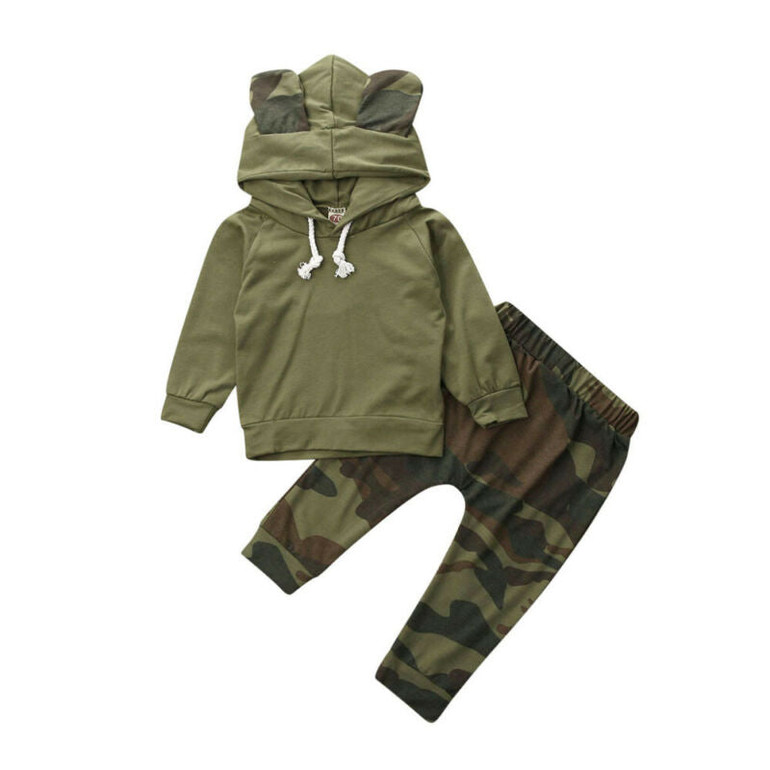 Teddy military camo outfit