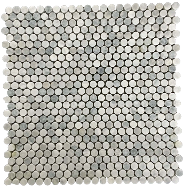 DIMENSIONAL MOSAIC 1/2" ROUNDS