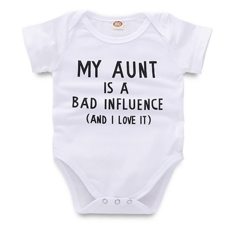 My Aunt Is A Bad Influence And I Love It Onesie