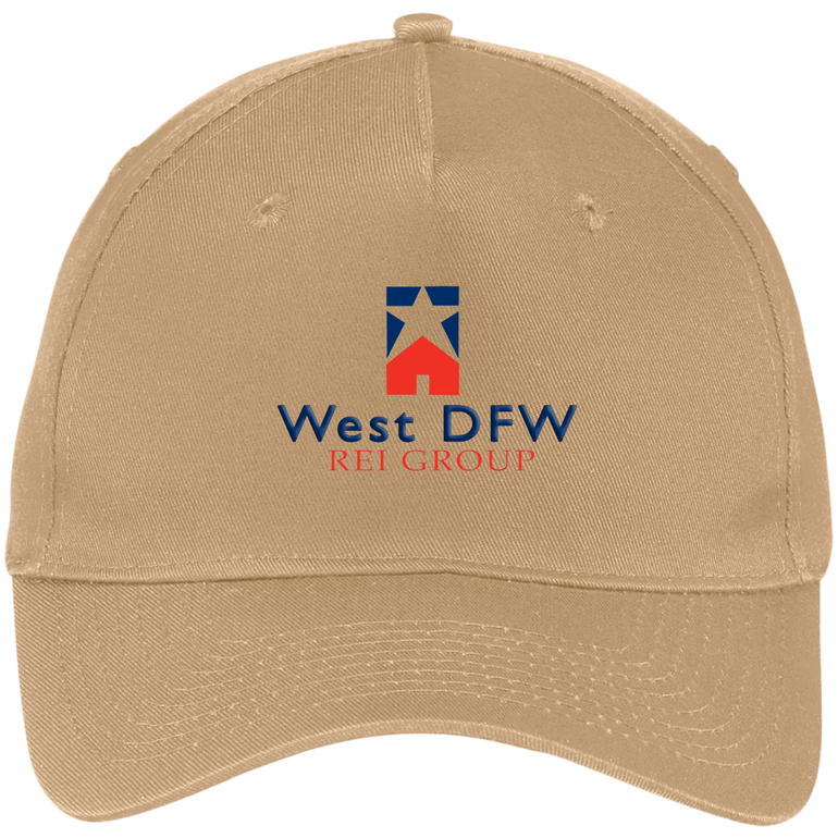 West DFW REI Five Panel Twill Cap