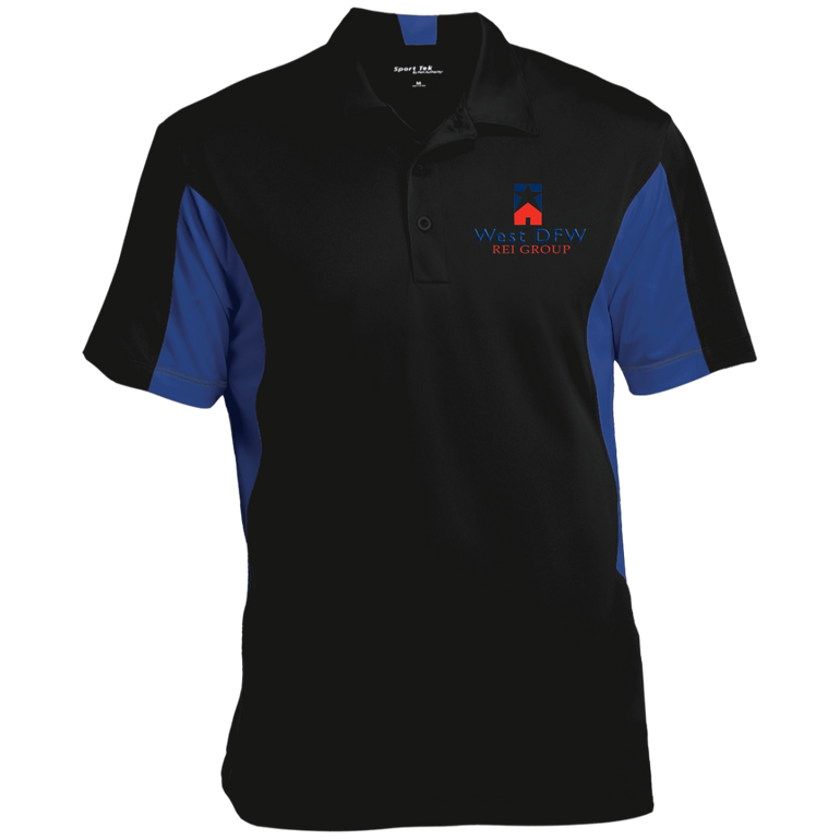 West DFW REI Men's Colorblock Performance Polo