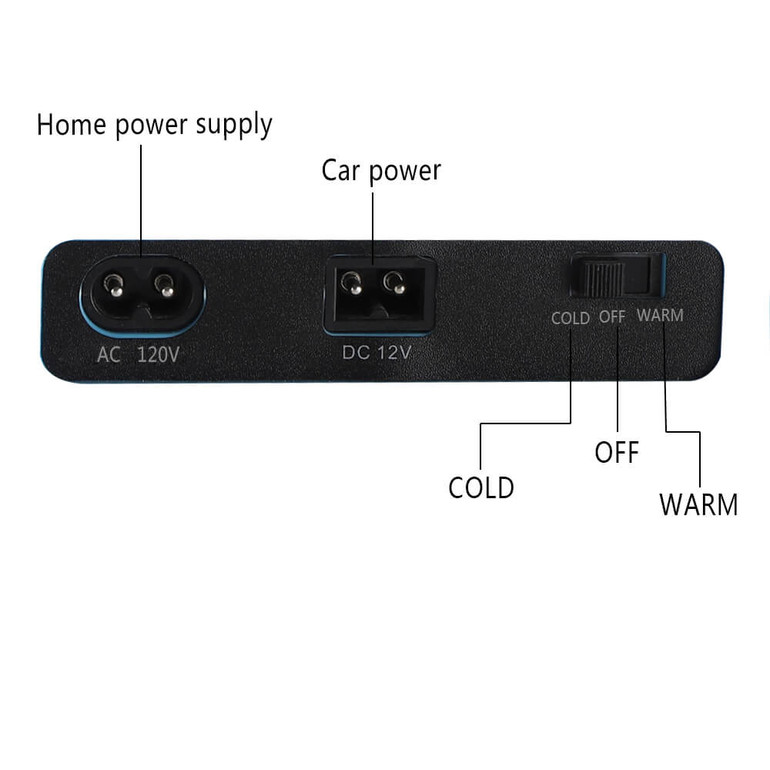 Ice Cooler | ZOKOP Portable Cooler - AC 120V / DC 12V 26L/0.92Cuft