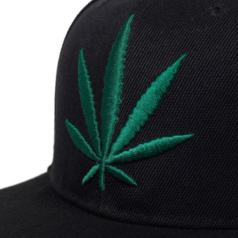 Embroidered Baseball Cap Fashion Wild Hip Hop Caps Outdoor Sports Hat Men And Women  (Black)