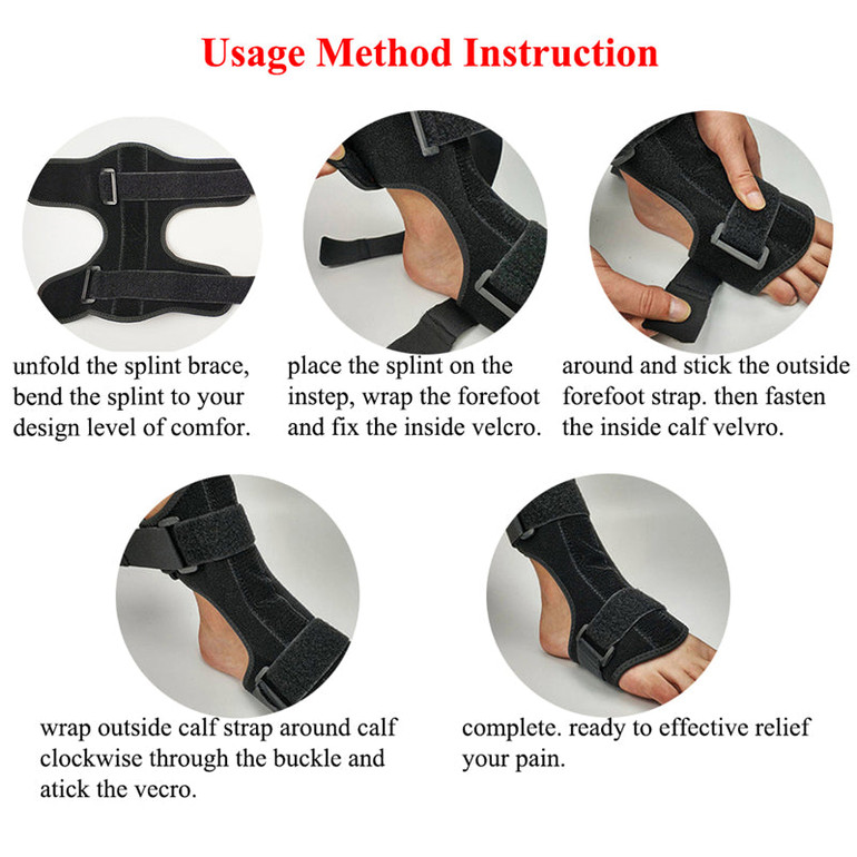 1 PC Plantar Fasciitis Night Splint Ankle Brace Support Foot Orthosis