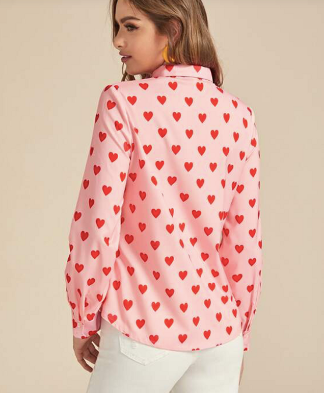 A touch of my heart blouse