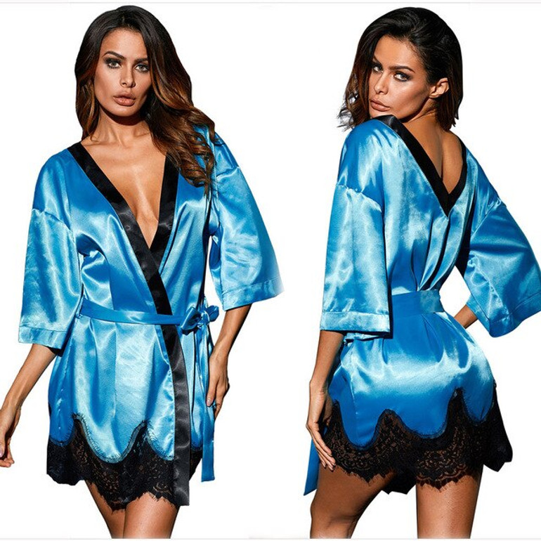 Sexy Satin Kimono