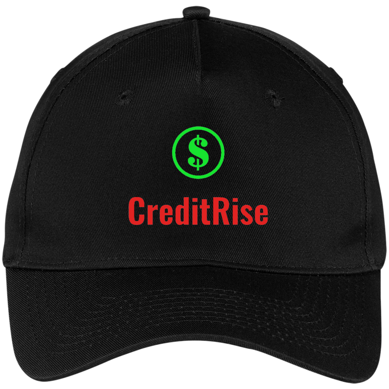CreditRise Five Panel Twill Cap