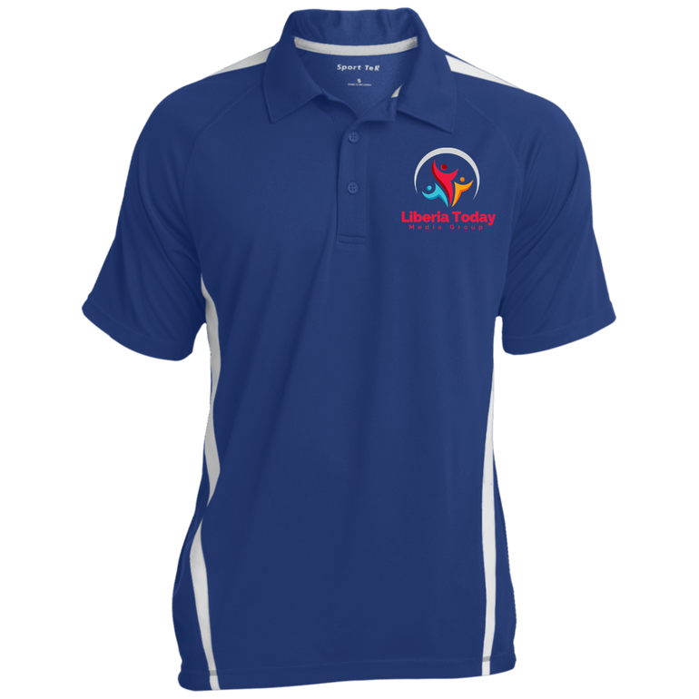 Liberia Today Media Men's Colorblock 3-Button Polo