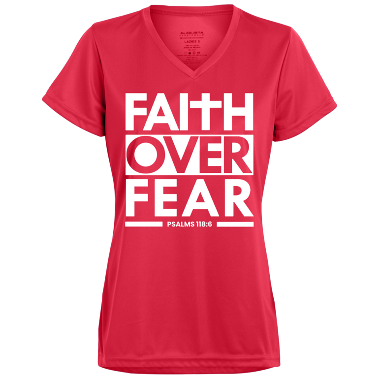 Faith Over Fear Ladies' Wicking T-Shirt