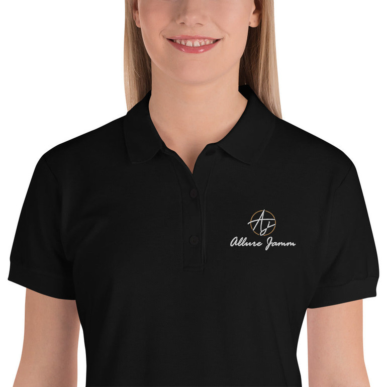 AllureJamm Embroidered Women's Polo Shirt