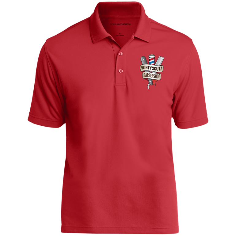Vonty's Barbershop Dry Zone UV Micro-Mesh Polo