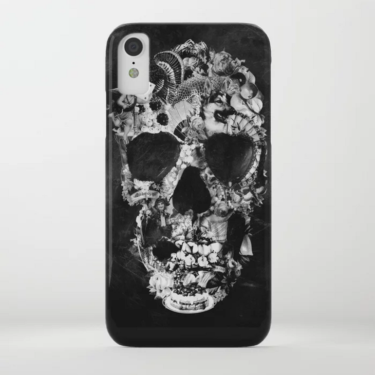Negative Skull Phone Case