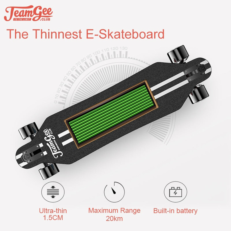 Electric Skateboard / Longboard with Wireless Remote Control