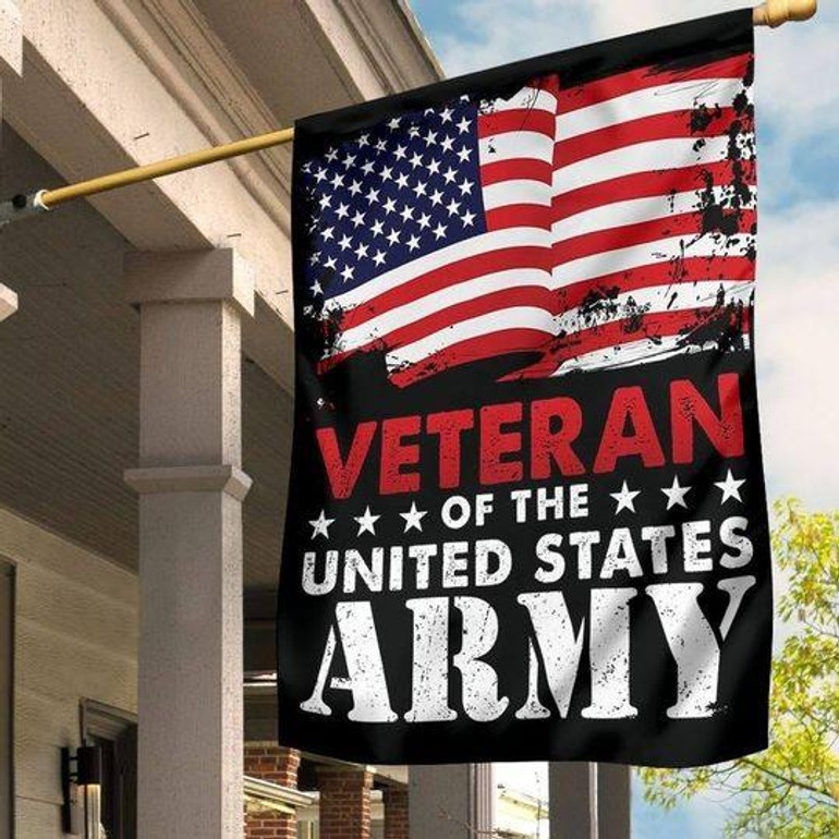 Veteran Of The United States Army Flag