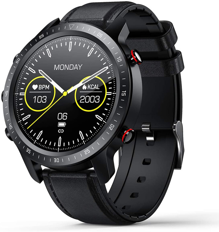 Smart Watch, Sanag Smartwatch for iOS Android Phones Fitness Tracker Step Counter Calorie Sleep Health Monitor,Full Touch Screen Waterproof Sport Smartwatches,Compatible with iPhone Samsung Women Men