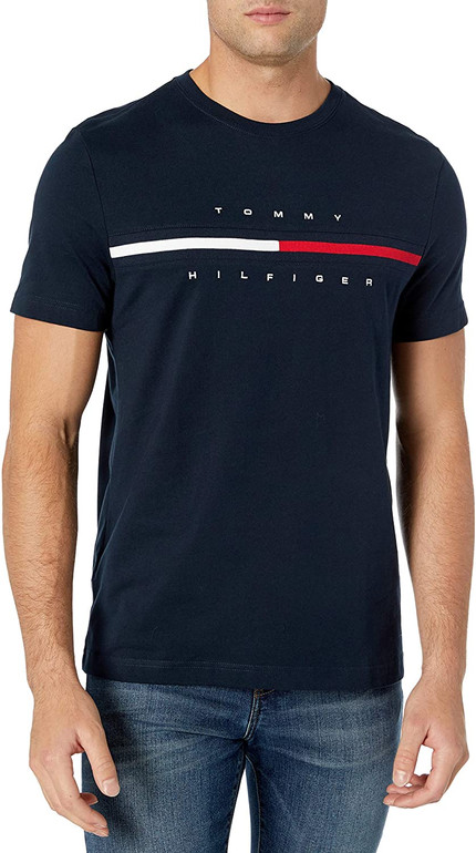 Tommy Hilfiger Men's Short Sleeve Logo T-Shirt