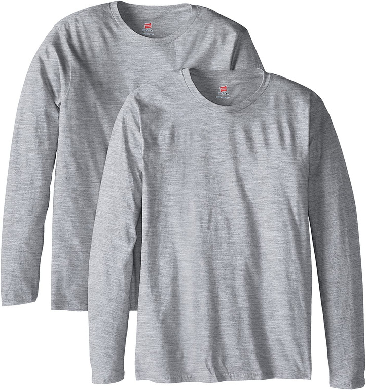Hanes Men's Long-Sleeve Premium T-Shirt (Pack of 2)