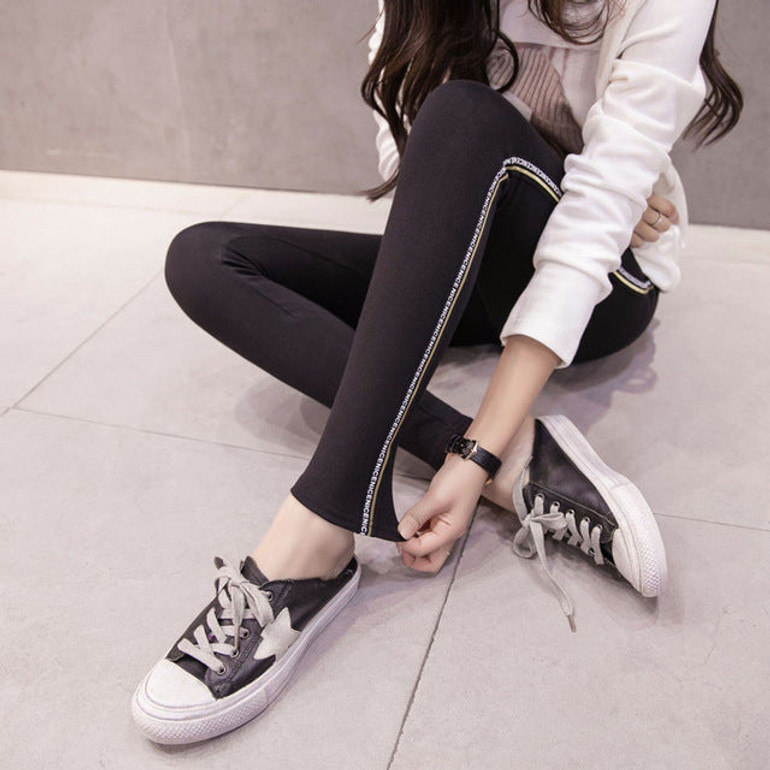 Retro Side Stripe Leggings