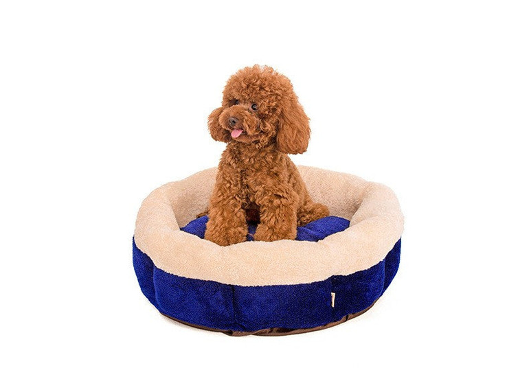 Soft round Detachable washable small dog cat pet Bed Kennel soft warm Fleece Cozy Pet House sofa bed Warm cat  pet products