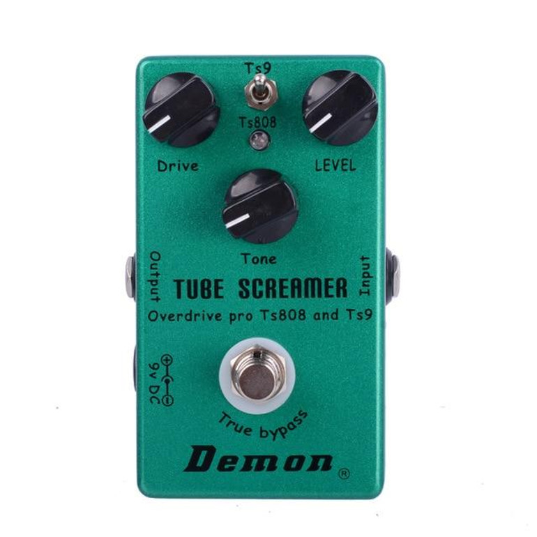 Demon TS9 and TS808 Tube Screamer Overdrive Pro Vintage Electric Guitar Effect Pedal