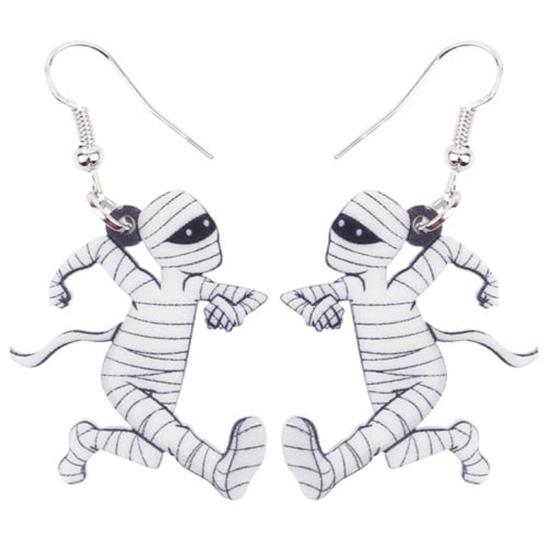 FREE OFFER Running Mummy Zombie Halloween Earrings