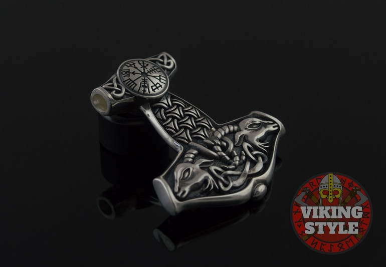Mjölnir Pendant - Ram, 925 Silver