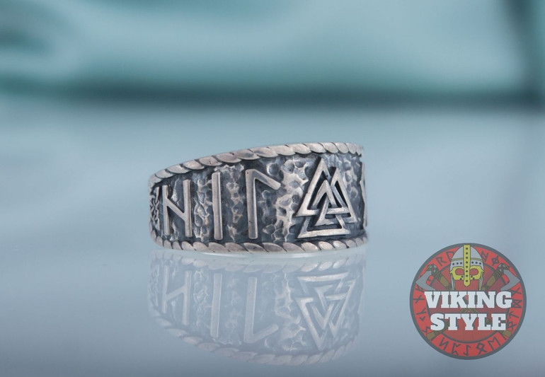 Valknut Ring - Odin Collection, 925 Silver