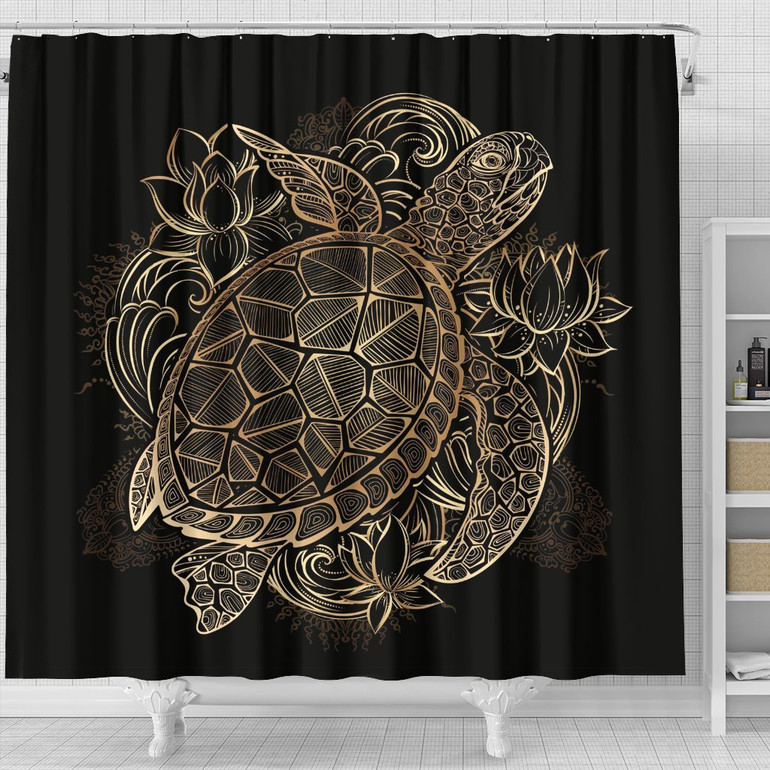 Turtle Shower Curtain