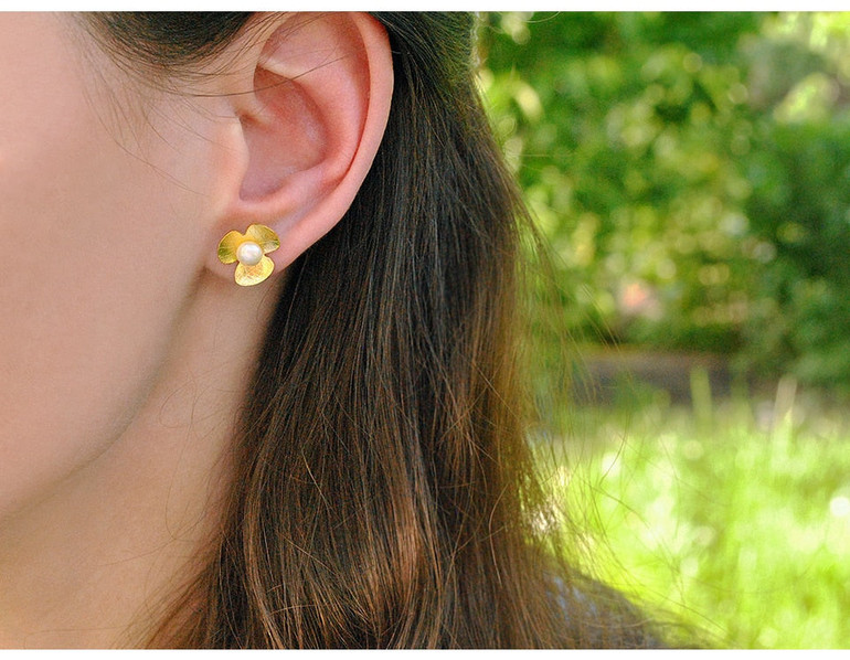Handmade Clover Earrings