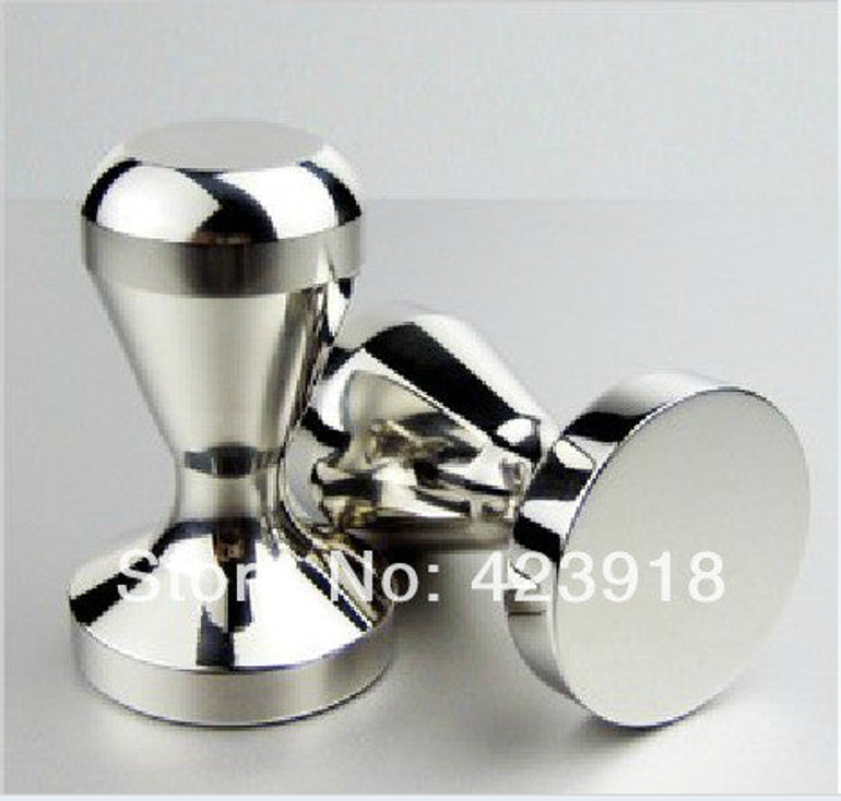 Free Shipping 304 stainless steel Coffee Tamper 51mm coffee depressor powder pressing device coffeeaccessories