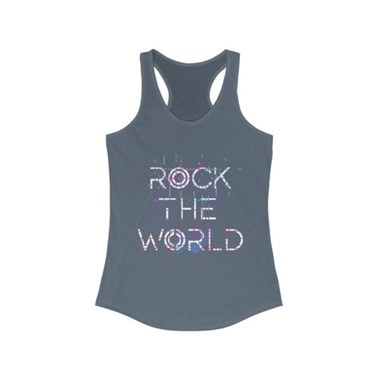Rock The World Racerback Tank Top