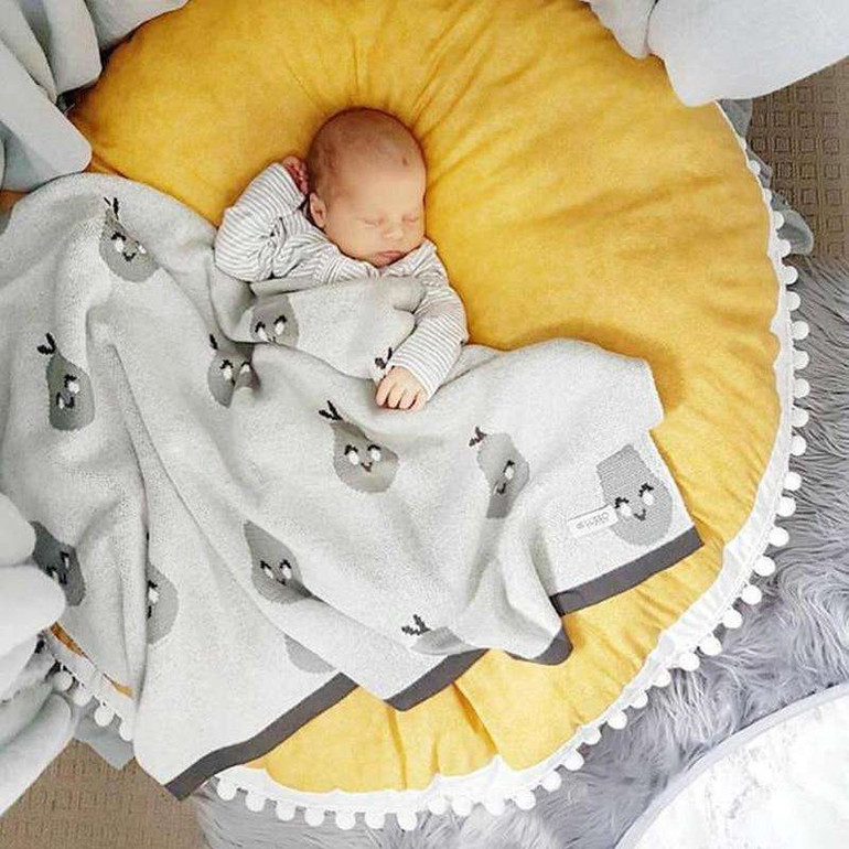 Baby Bean Bag Multi-Function Baby Sofa 90*90cm