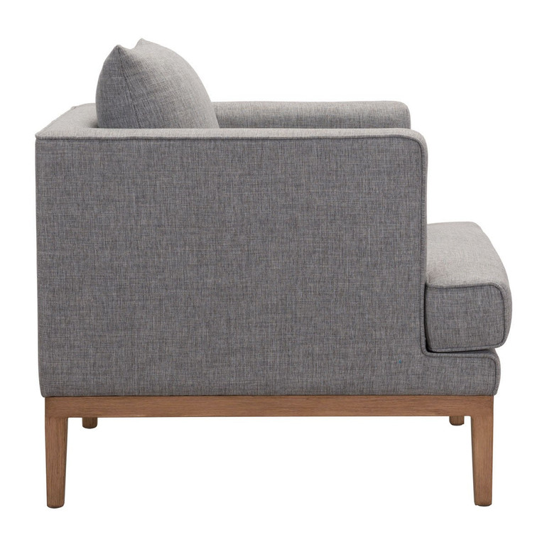 Zuo Eden Arm Chair Gray