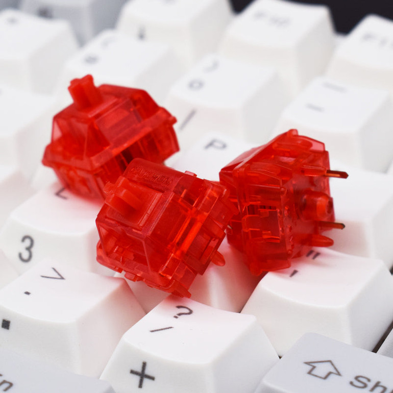 Gateron INK Semi-permeable Plated Red Linear 45g Switches