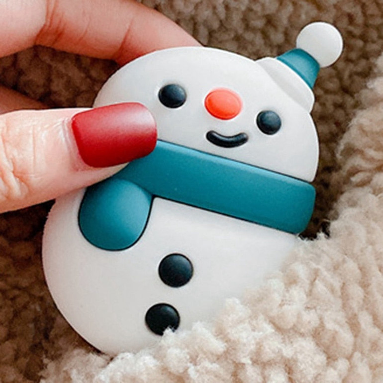 Cute Snowman Premium AirPods Case Shock Proof Cover