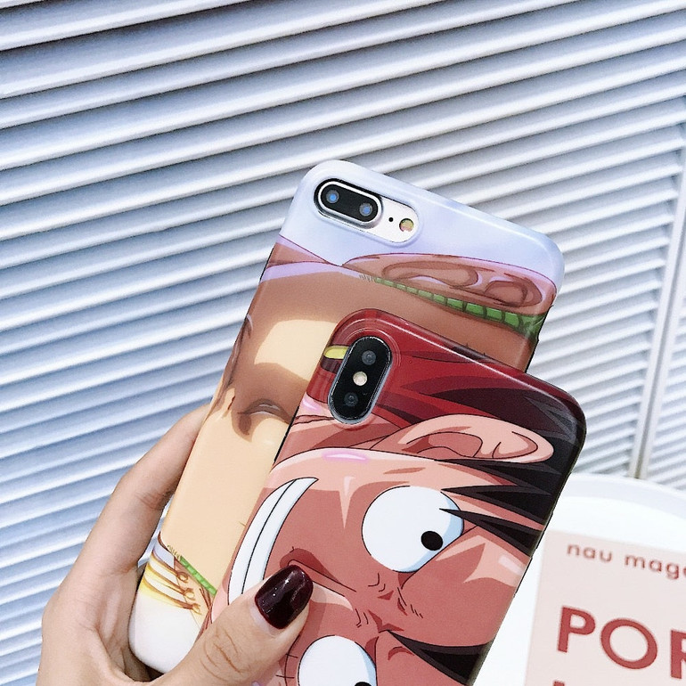 One Piece Luffy Soft Cover iPhone Case for 6 6s 7 8 Plus X XS XR XSMax