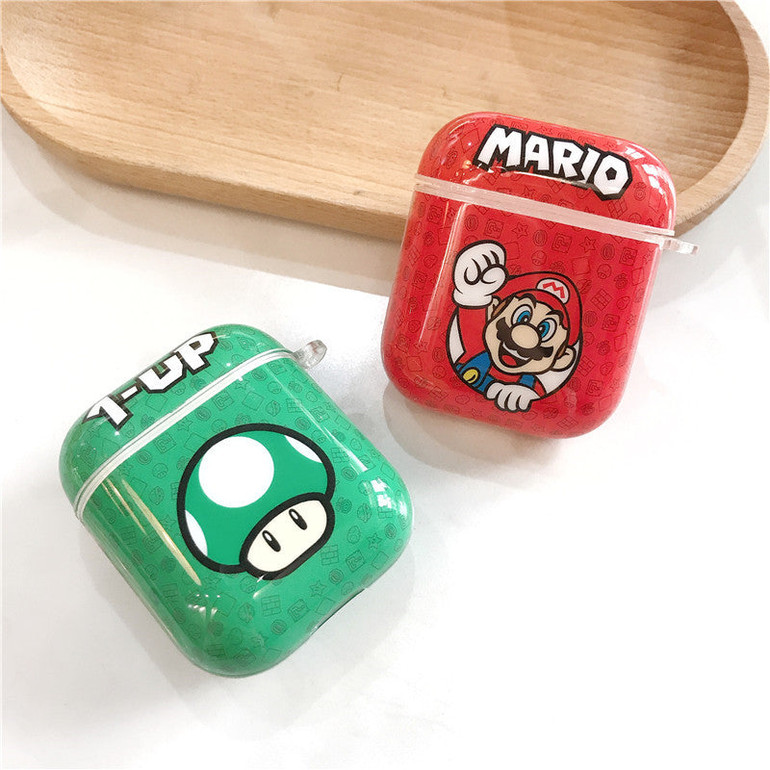 Super Mario Bros AirPods Case Shock Proof Cover Super Mario Bros AirPods Case Shock Proof Cover